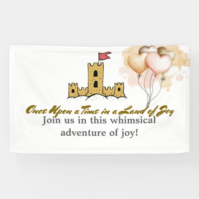 Il était une fois dans un pays de joie Bannière (Horizontal)