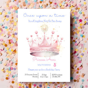 Il était une fois, Princesse Invitation d'annivers