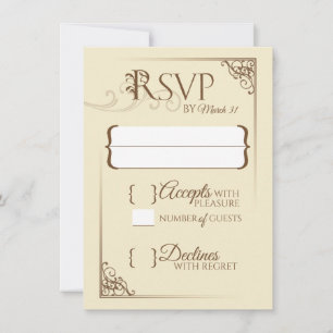 Il était une fois un mariage RSVP