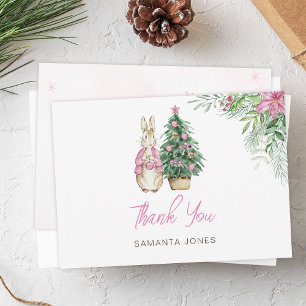 Il fait froid dehors Carte de remerciements bébé