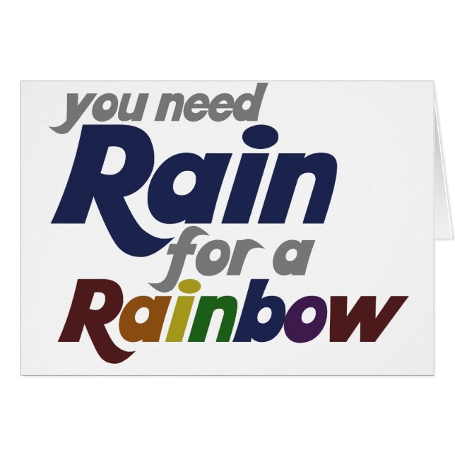 Il faut de la pluie pour l'arc en ciel (Devant Horizontal)