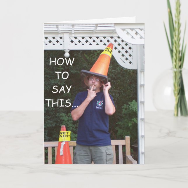 IL FAUT LIRE L'INTÉRIEUR DE CETTE CARTE D'ANNIVERS (Devant)