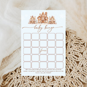 Il faut un village Baby shower d'hiver Bingo Jeu