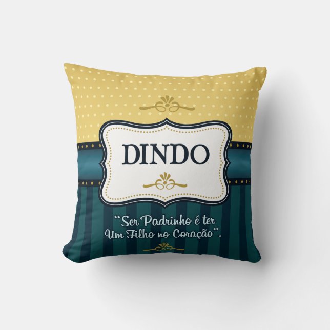 Il garnit de coussins Baptême Dindo 01 (Recto)