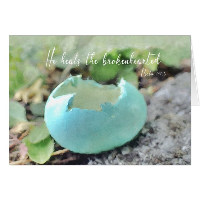 Il guérit la carte Parakaleo, au coeur brisé (Devant Horizontal)