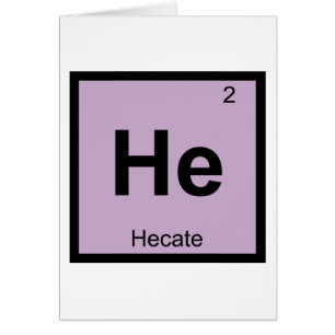 Il - Hécate Chimie Grecque Symbole du tableau péri