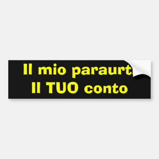 Il mio paraurti - Sticker
