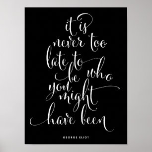 Il n'est jamais trop tard pour être toi   Poster n