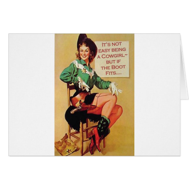 Il n'est pas être facile une cow-girl mais si les (Devant horizontal)