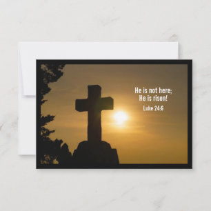 Il n'est pas ici; Il est ressuscité - Invitation d