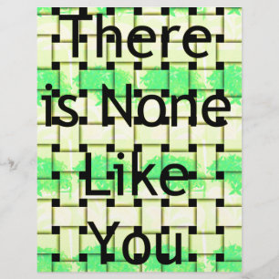 Il n'y a pas comme vous Tissé African Text Design