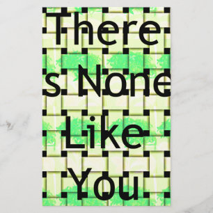 Il n'y a pas comme vous Tissé African Text Design