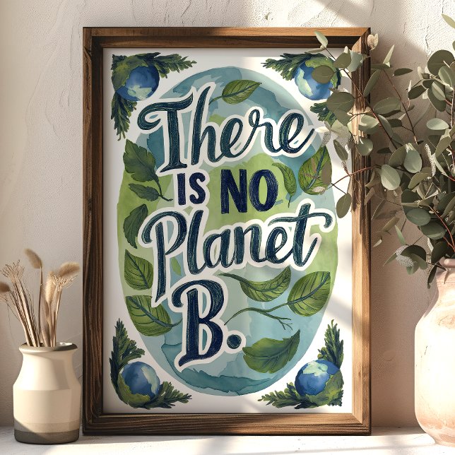 Il n'y a pas de planète B décoration murale enviro (Créateur téléchargé)