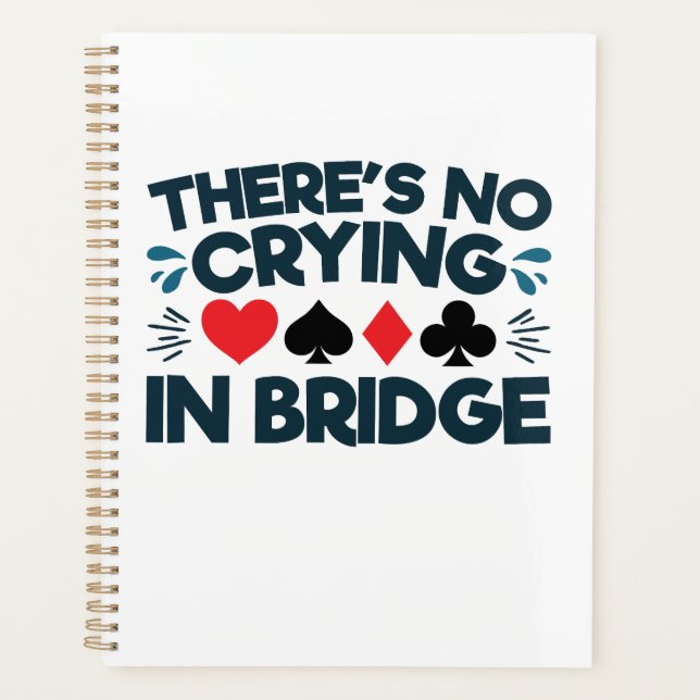 Il n'y a pas de pleurs dans Bridge amusant jeu de  (Devant)