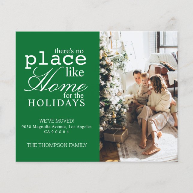 Il n'y a pas d'endroit comme Accueil Photo Verte D (Devant)