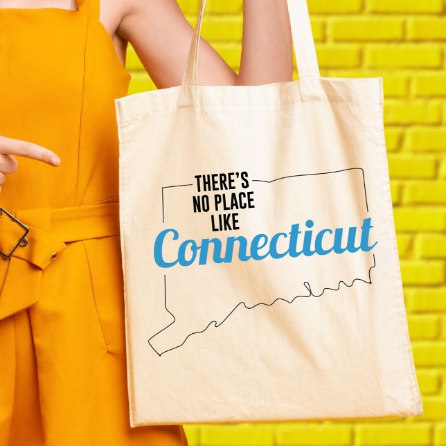 Il n'y a pas d'endroit comme Connecticut Sac fourr (Créateur téléchargé)
