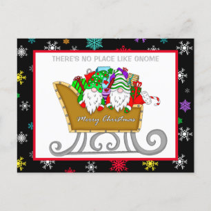 Il n'y a pas d'endroit comme Gnome, carte de Noël