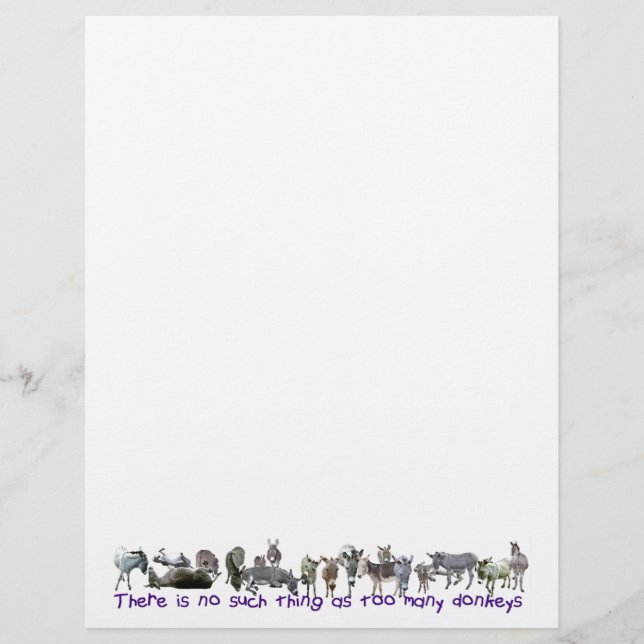 Il n'y a pas trop d'ânes ! (Devant)