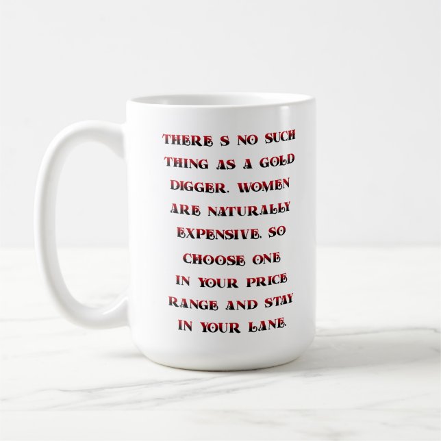 Il n'y a rien de tel qu'un Digger d'or - Mug (Gauche)