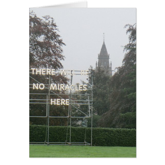 Il N'Y Aura Pas De Miracles Ici - Edimbourg Art (Devant)