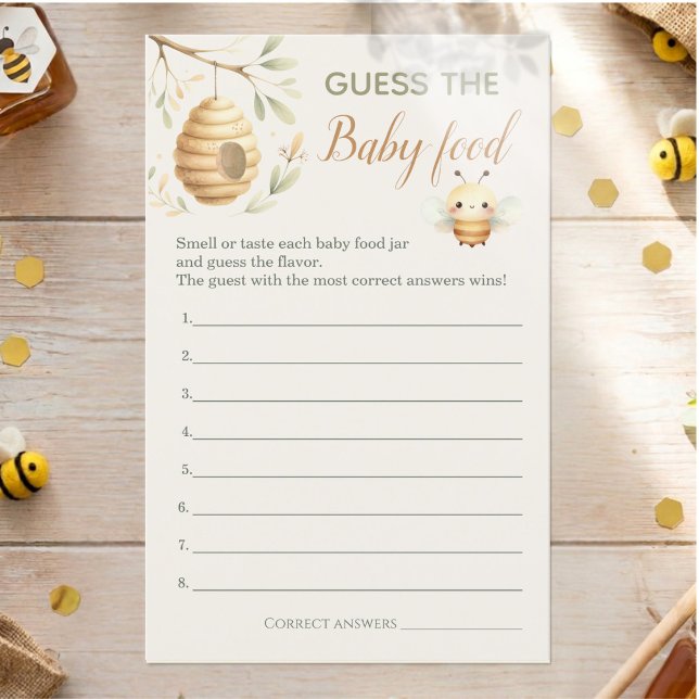 Il ou Elle Bébé Abeille Devinez le Jeu de Nourritu (Guess the Baby Food Game. He or She? What Will Baby Bee? Gender Reveal)