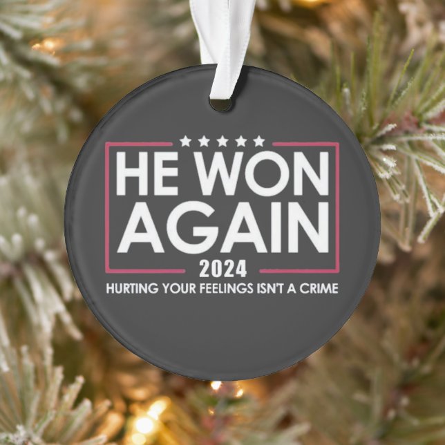 Il remporte à nouveau l'Inaguration Trump 2025 de  (Arbre)