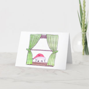 Il sait... Carte de Noël vide