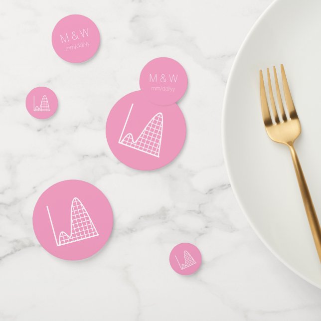 Il s'ajoute dans la table rose pétale Confetti (Groupe)