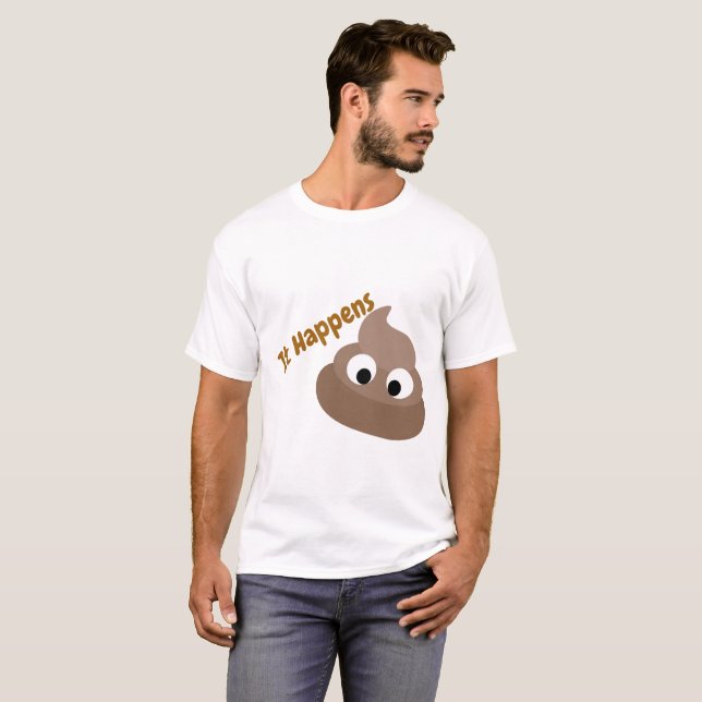 Il se produit le T-shirt des hommes (Devant entier)