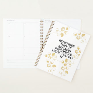 Il semble toujours impossible jusqu'à ce que vous 