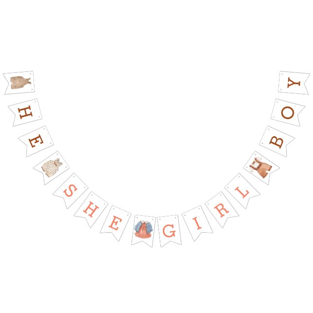 Il She Girl Boy Genre Reveal bannière de bunal (Tout)