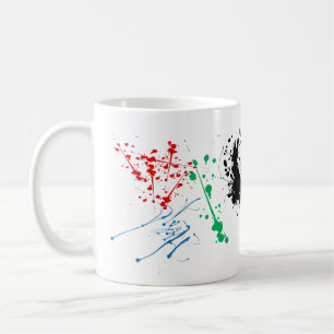 Il suffit de jeter une peinture sur une Mug