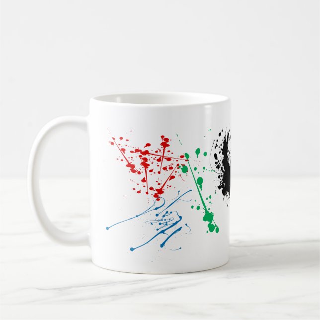 Il suffit de jeter une peinture sur une Mug (Gauche)