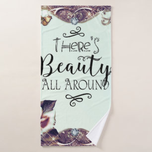 Il y a de la beauté partout Papillons et roses
