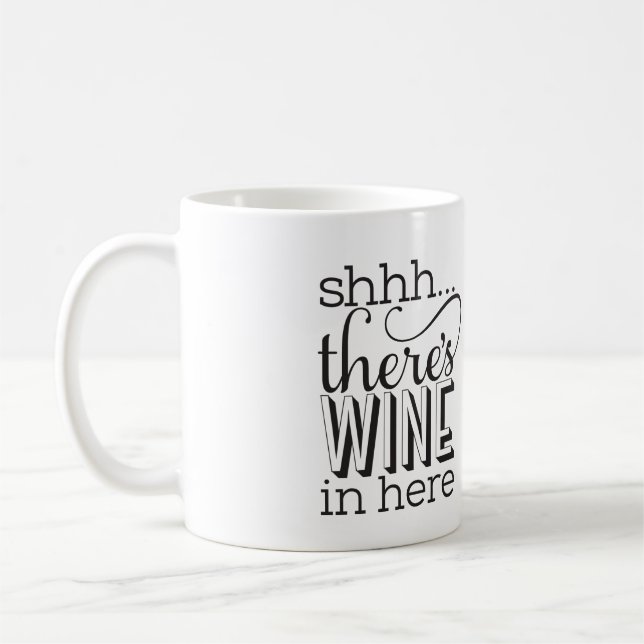 Il y a du vin ici Mug (Gauche)