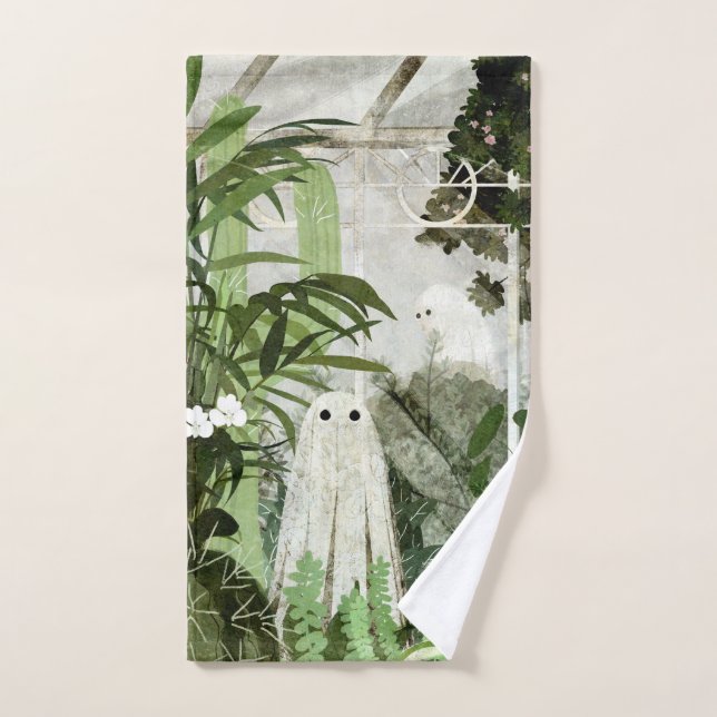 Il y a encore un fantôme dans la serre... (Serviette à main)