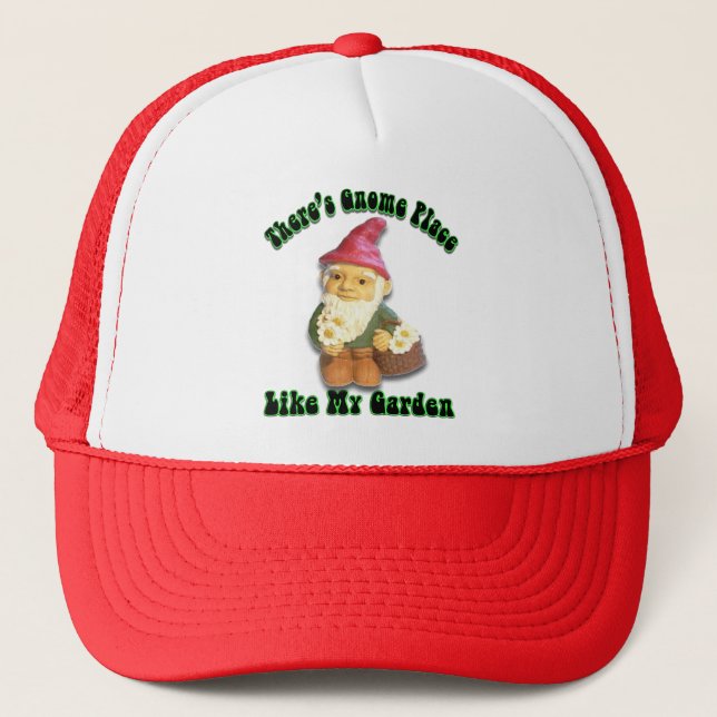 Il y a endroit de gnome comme mon casquette de (Devant)
