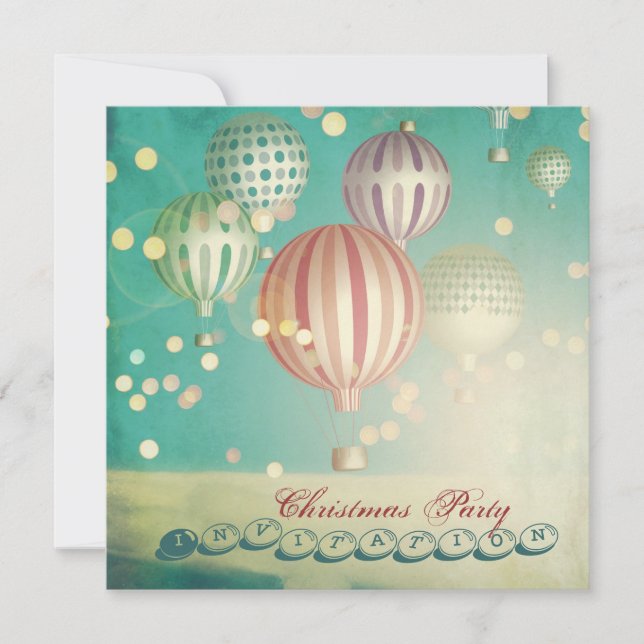 Il y a magique dans le ciel - invitation de fête (Devant)