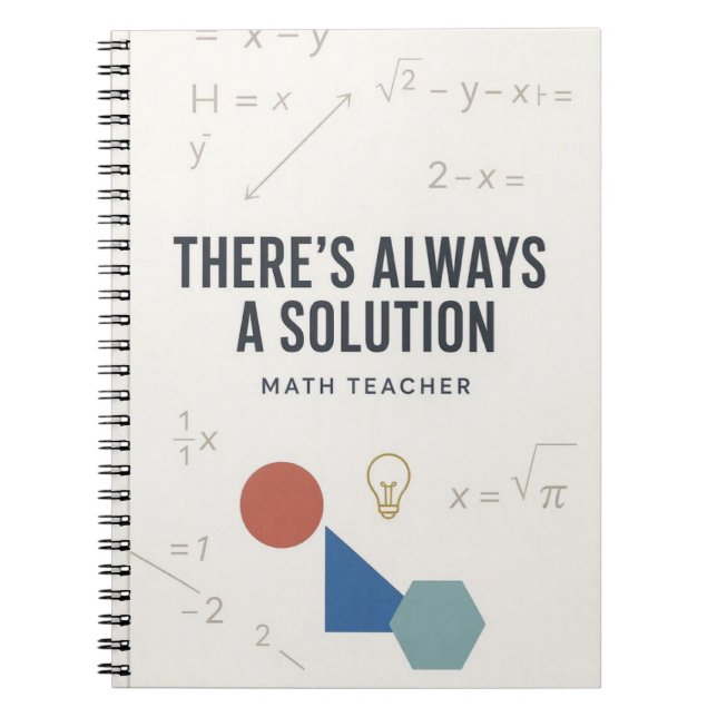 Il y a toujours une solution Cahier de maths inspi (Devant)