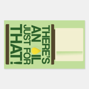 Il y a un Sticker à huile