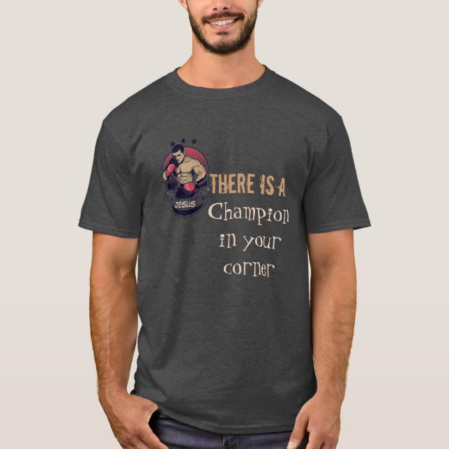 Il y a un T-Shirt de Champion (Devant)