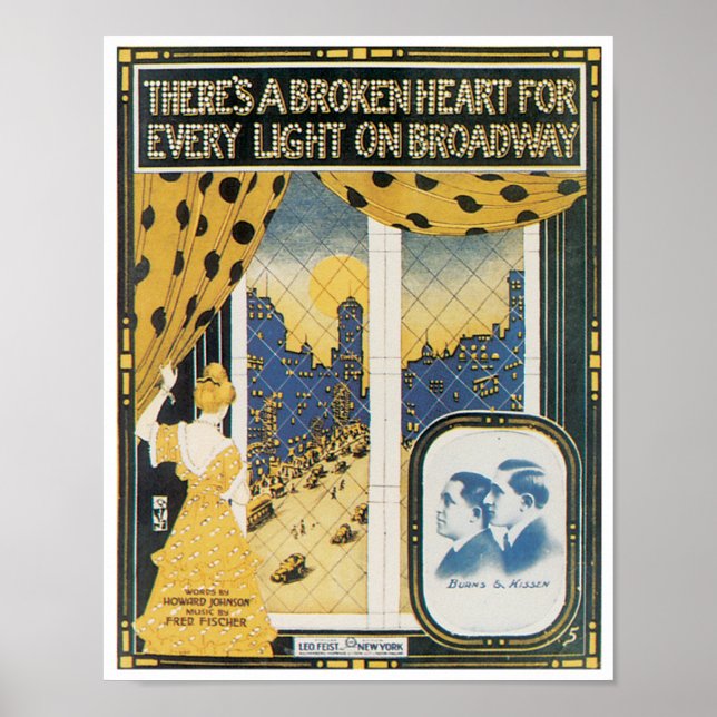 Il y a une affiche du Coeur brisé (Devant)