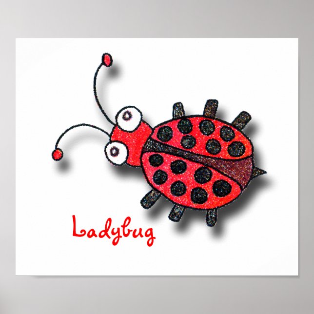 Il y a une coccinelle sur mon affiche ! (Devant)