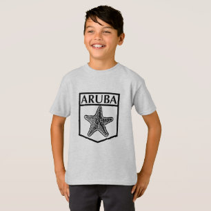 Ile d'Aruba - T-Shirt TAGLESS® pour enfants
