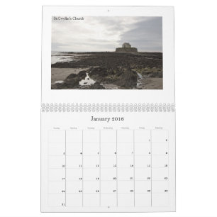 ÎLE de calendrier d'ANGLESEY