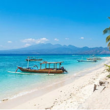Île de Gili Trawangan Paradis Plage Art Mural