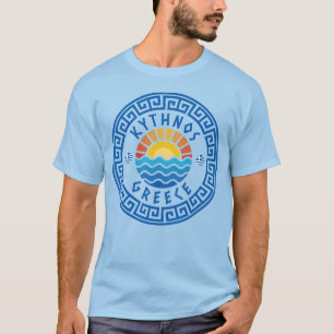 Île de Kythnos, Grèce - T-shirt homme bleu clair