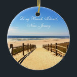 Île de Long Beach, ornement de Noël de NJ LBI<br><div class="desc">Île de Long Beach,  ornement de Noël de NJ LBI</div>