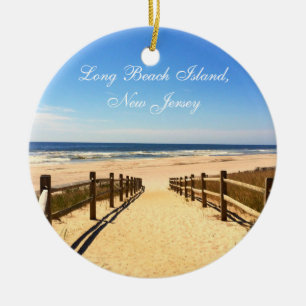 Île de Long Beach, ornement de Noël de NJ LBI