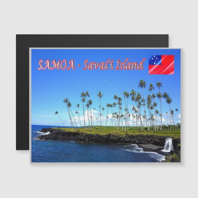 Île de Savai'i - Samoa - (Devant / Derrière)